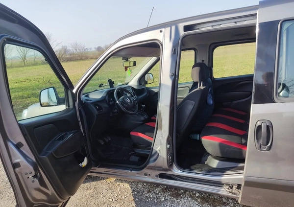 Fiat Doblo cena 39997 przebieg: 218622, rok produkcji 2016 z Tuchola małe 436